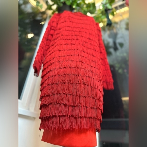VINTAGE red flapper dress, medium ERAS TOUR - Picture 10 of 14